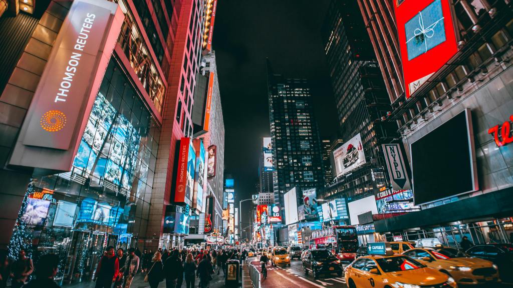 night market in Manhattan showcasing the business of making money